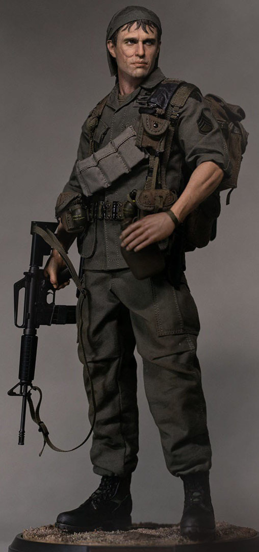 Platoon: Staff Sergeant Barnes, 1/6 Figur von Damtoys