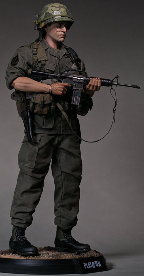 Platoon: Staff Sergeant Barnes, 1/6 Figur von Damtoys