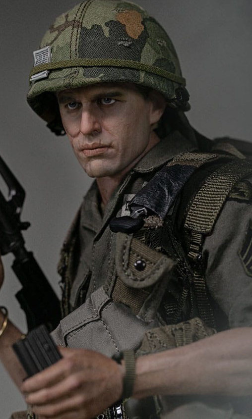 Platoon: Staff Sergeant Barnes, 1/6 Figur von Damtoys
