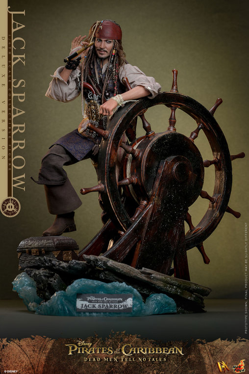 Pirates of the Caribbean - Dead Men Tell No Tales: Jack Sparrow - Deluxe, 1/6 Figur von Hot Toys