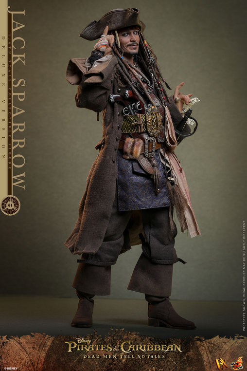Pirates of the Caribbean - Dead Men Tell No Tales: Jack Sparrow - Deluxe, 1/6 Figur von Hot Toys