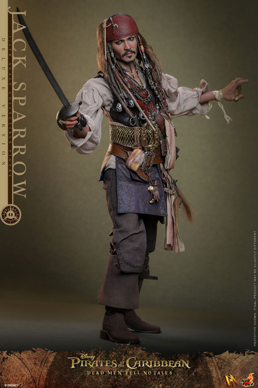 Pirates of the Caribbean - Dead Men Tell No Tales: Jack Sparrow - Deluxe, 1/6 Figur von Hot Toys