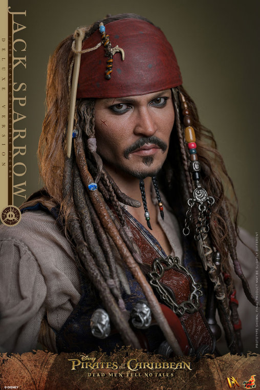 Pirates of the Caribbean - Dead Men Tell No Tales: Jack Sparrow - Deluxe, 1/6 Figur von Hot Toys