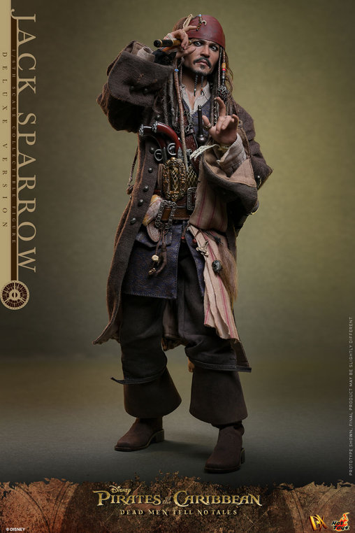 Pirates of the Caribbean - Dead Men Tell No Tales: Jack Sparrow - Deluxe, 1/6 Figur von Hot Toys
