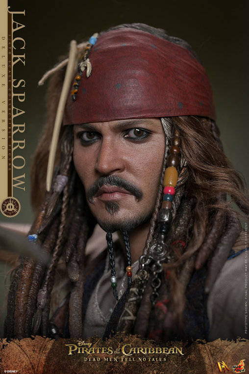 Pirates of the Caribbean - Dead Men Tell No Tales: Jack Sparrow - Deluxe, 1/6 Figur von Hot Toys