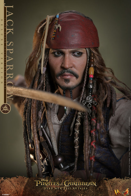 Pirates of the Caribbean - Dead Men Tell No Tales: Jack Sparrow - Deluxe, 1/6 Figur von Hot Toys