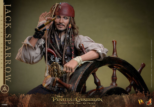 Pirates of the Caribbean - Dead Men Tell No Tales: Jack Sparrow - Deluxe, 1/6 Figur von Hot Toys