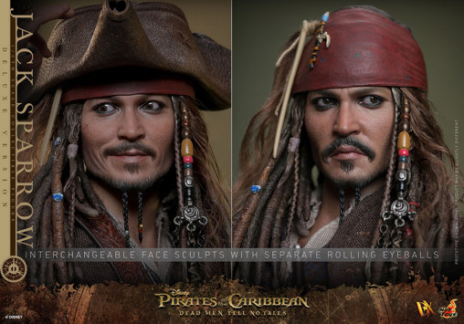 Pirates of the Caribbean - Dead Men Tell No Tales: Jack Sparrow - Deluxe, 1/6 Figur von Hot Toys