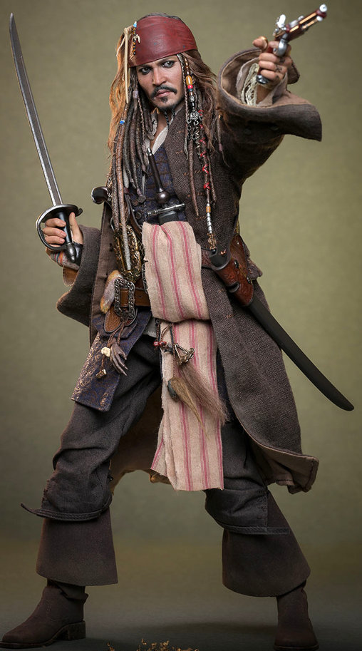 Pirates of the Caribbean - Dead Men Tell No Tales: Jack Sparrow - Deluxe, 1/6 Figur von Hot Toys