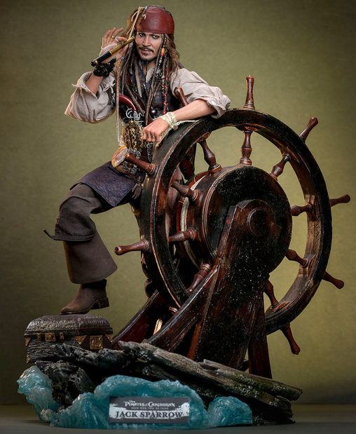 Pirates of the Caribbean - Dead Men Tell No Tales: Jack Sparrow - Deluxe, 1/6 Figur von Hot Toys