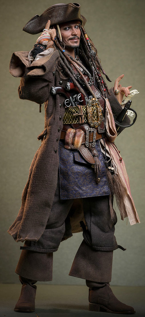 Pirates of the Caribbean - Dead Men Tell No Tales: Jack Sparrow - Deluxe, 1/6 Figur von Hot Toys