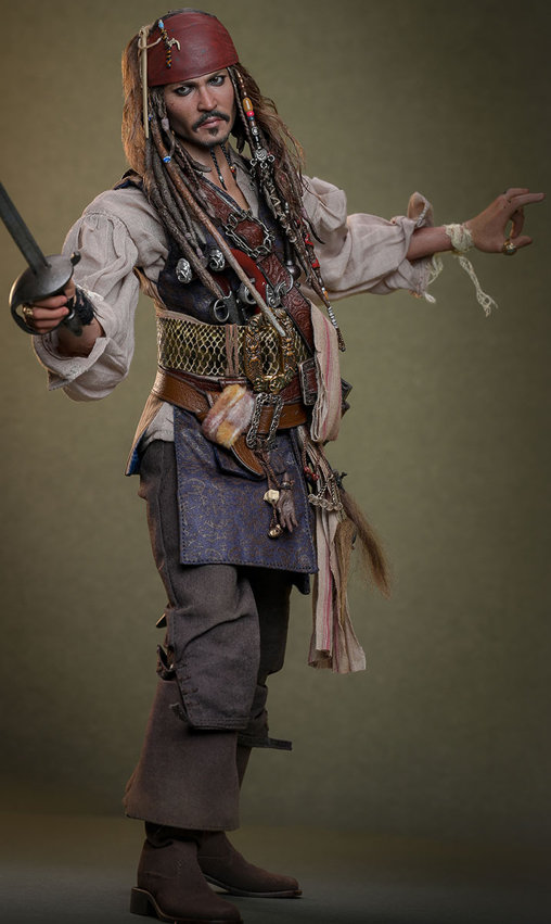 Pirates of the Caribbean - Dead Men Tell No Tales: Jack Sparrow - Deluxe, 1/6 Figur von Hot Toys