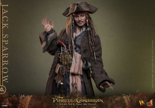Pirates of the Caribbean - Dead Men Tell No Tales: Jack Sparrow, 1/6 Figur ... https://spaceart.de/produkte/poc003-jack-sparrow-figur-hot-toys.php
