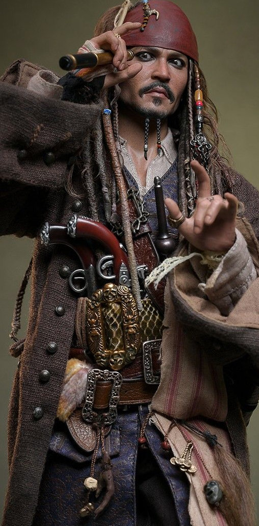 Pirates of the Caribbean - Dead Men Tell No Tales: Jack Sparrow, 1/6 Figur von Hot Toys