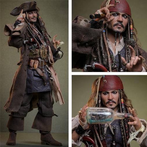 Pirates of the Caribbean - Dead Men Tell No Tales: Jack Sparrow, Typ: 1/6 Figur