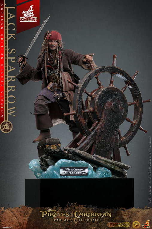 Pirates of the Caribbean - Dead Men Tell No Tales: Jack Sparrow - Artisan Deluxe, 1/6 Figur von Hot Toys