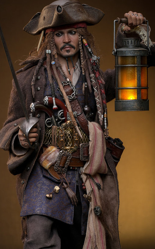 Pirates of the Caribbean - Dead Men Tell No Tales: Jack Sparrow - Artisan Deluxe, 1/6 Figur von Hot Toys