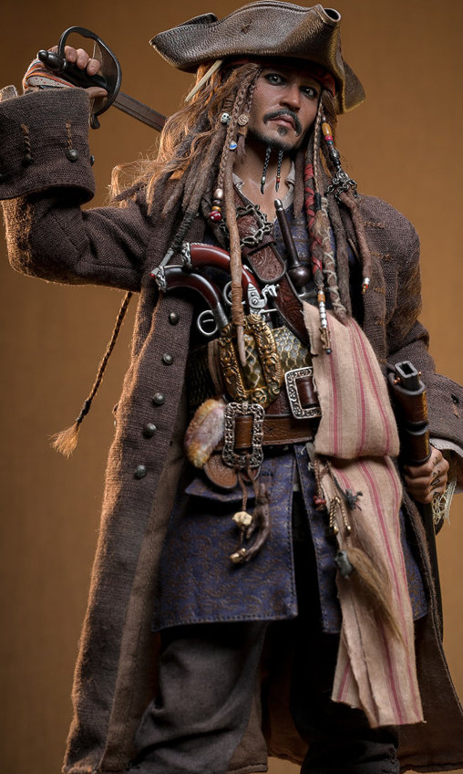 Pirates of the Caribbean - Dead Men Tell No Tales: Jack Sparrow - Artisan Deluxe, 1/6 Figur von Hot Toys