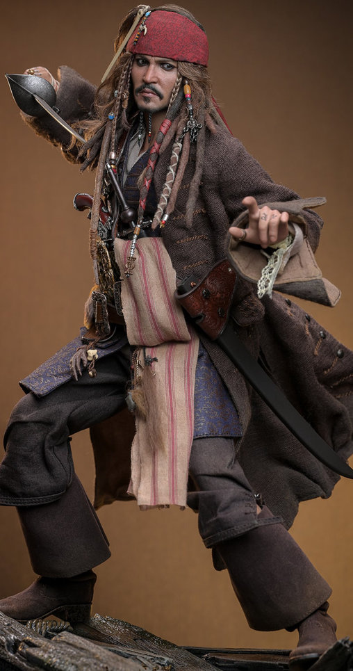 Pirates of the Caribbean - Dead Men Tell No Tales: Jack Sparrow - Artisan Deluxe, 1/6 Figur von Hot Toys