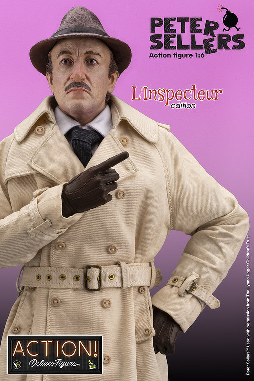 Pink-Panther-Reihe: Inspecteur Jacques Clouseau, 1/6 Figur von Infinite Statue