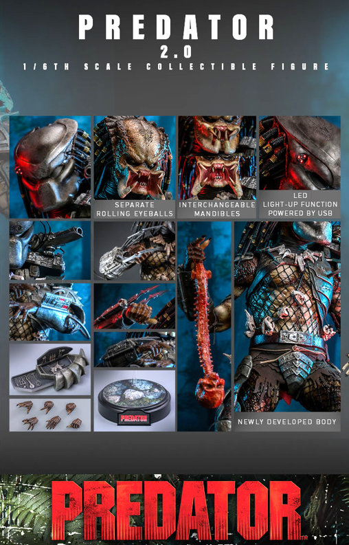 Predator 1: Predator - 2.0, 1/6 Figur von Hot Toys