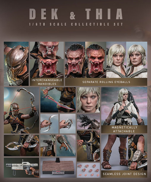 Predator - Badlands: Dek und Thia, 1/6 Figur von Hot Toys