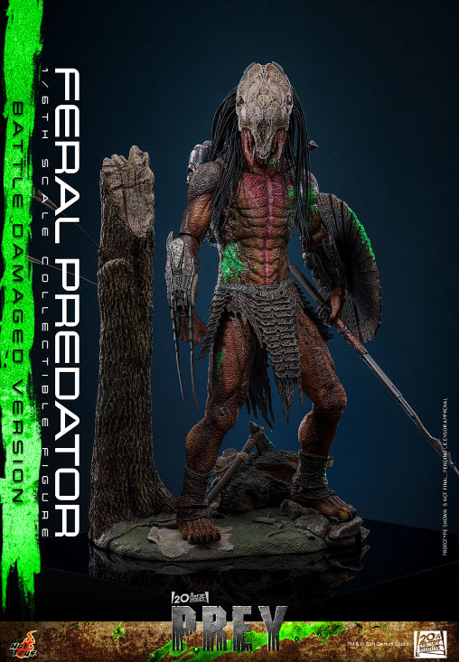 Prey: Feral Predator - Battle Damaged, 1/6 Figur von Hot Toys