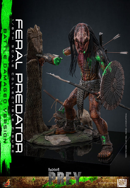 Prey: Feral Predator - Battle Damaged, 1/6 Figur von Hot Toys