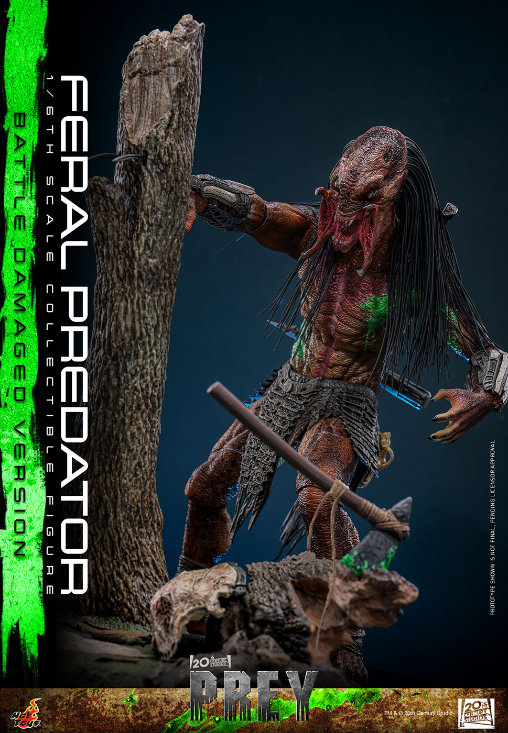 Prey: Feral Predator - Battle Damaged, 1/6 Figur von Hot Toys