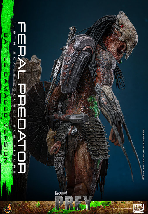 Prey: Feral Predator - Battle Damaged, 1/6 Figur von Hot Toys