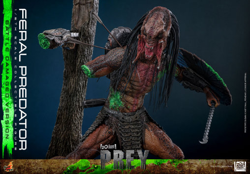 Prey: Feral Predator - Battle Damaged, 1/6 Figur von Hot Toys