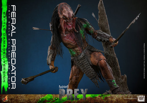 Prey: Feral Predator - Battle Damaged, 1/6 Figur von Hot Toys