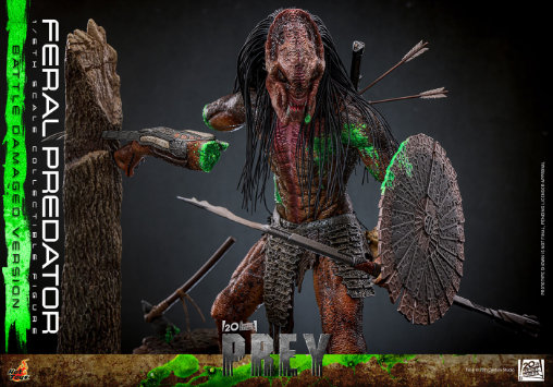Prey: Feral Predator - Battle Damaged, 1/6 Figur von Hot Toys