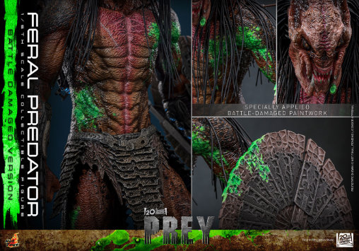 Prey: Feral Predator - Battle Damaged, 1/6 Figur von Hot Toys