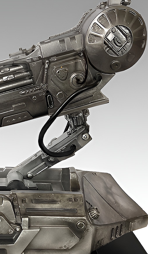 Predator 1: Predator Plasmacaster Cannon, Fertig-Modell von HCG