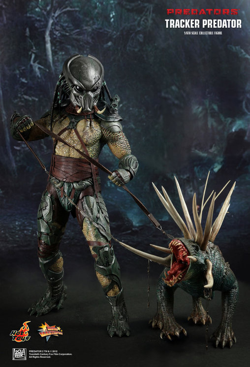 Predators: Tracker Predator mit Hunde-Alien, 1/6 Figur von Hot Toys