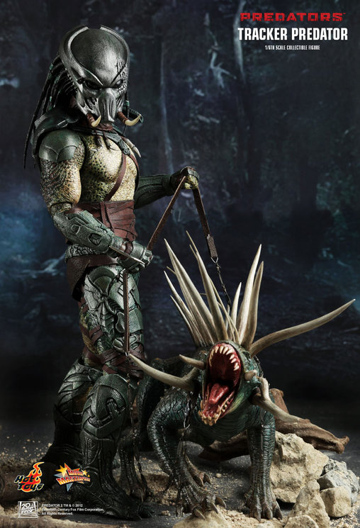 Predators: Tracker Predator mit Hunde-Alien, 1/6 Figur von Hot Toys
