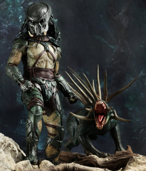 Predators: Tracker Predator mit Hunde-Alien, 1/6 Figur von Hot Toys