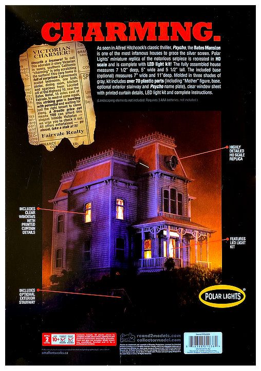 Psycho: The Bates Mansion, Modell-Bausatz von Polar Lights