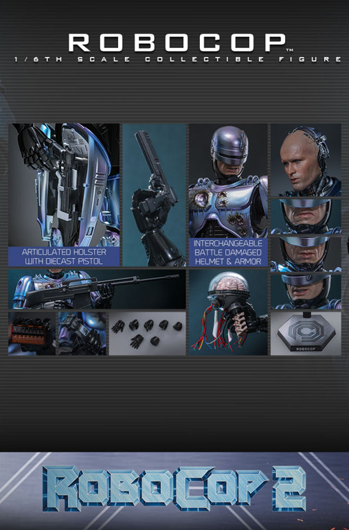 RoboCop 2: RoboCop, 1/6 Figur von Hot Toys