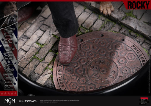 Rocky: Rocky Balboa, Statue von Blitzway