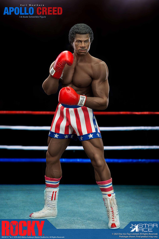 Rocky: Apollo Creed - 45th Anniversary - Deluxe, 1/6 Figur von Star Ace