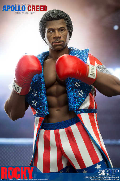Rocky: Apollo Creed - 45th Anniversary - Deluxe, 1/6 Figur von Star Ace