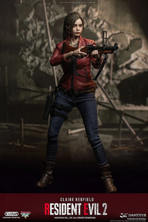 Resident Evil 2: Claire Redfield, 1/6 Figur ... https://spaceart.de/produkte/rde002-claire-redfield-figur-damtoys-resident-evil-2.php