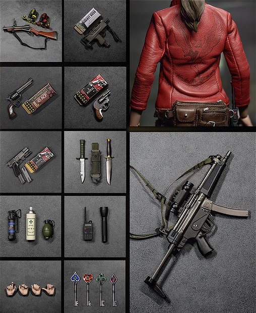 Resident Evil 2: Claire Redfield, 1/6 Figur von Damtoys