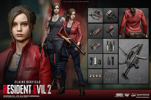 Resident Evil 2: Claire Redfield, 1/6 Figur von Damtoys