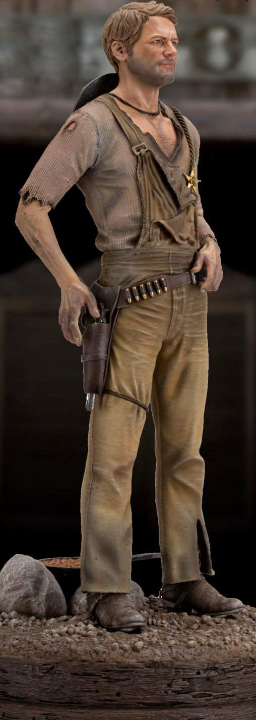 Die rechte und die linke Hand des Teufels: Terence Hill, Statue von Infinite Statue