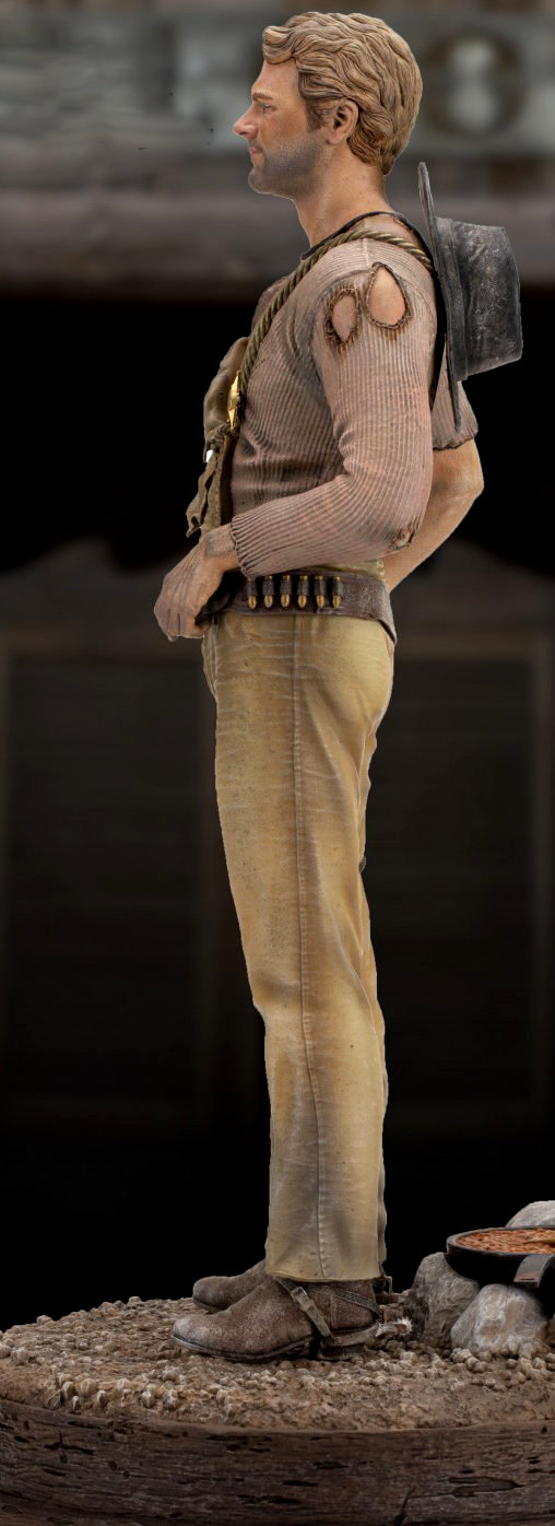 Die rechte und die linke Hand des Teufels: Terence Hill, Statue von Infinite Statue