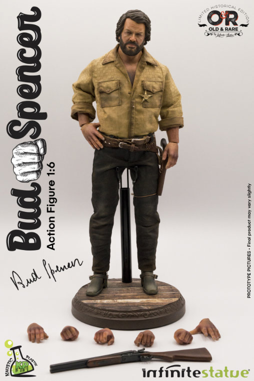 Die rechte und die linke Hand des Teufels: Bud Spencer, 1/6 Figur von Infinite Statue