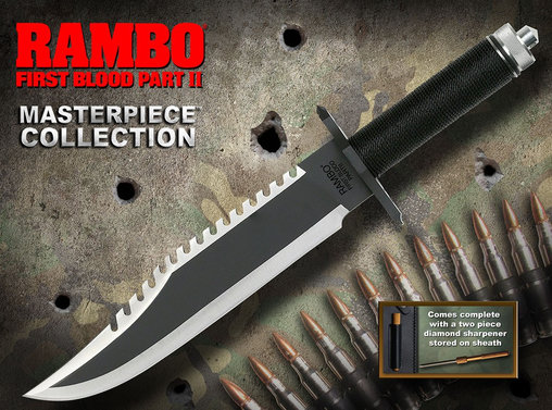 Rambo 2: Rambo Messer - Masterpiece Collection, Messer ... https://spaceart.de/produkte/rambo-2-messer-masterpiece-collection-hcg-rmb002.php